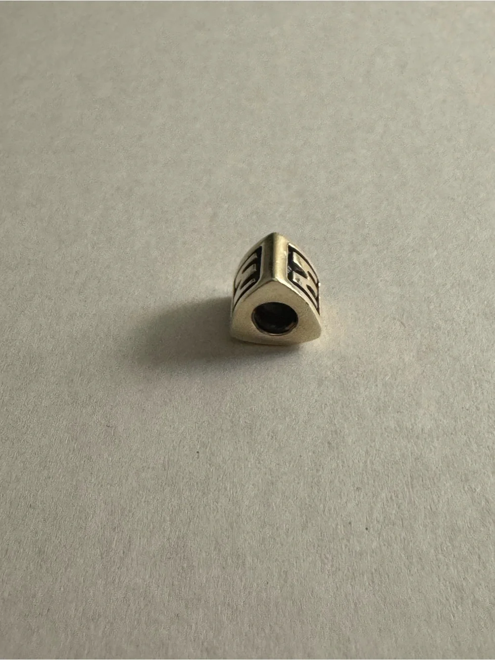 Pandora Sterling Silver 'M' Letter Charm